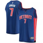 Camiseta Stanley Johnson 7 Detroit Pistons Icon Edition Azul Hombre